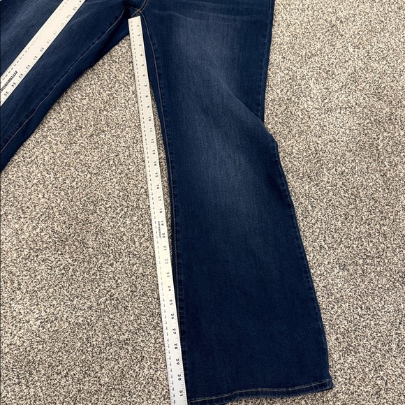 Betabrand Yoga Denim Classy Dark Blue Pull On Stretch Boot Cut Plus Size XXL - Picture 9 of 11